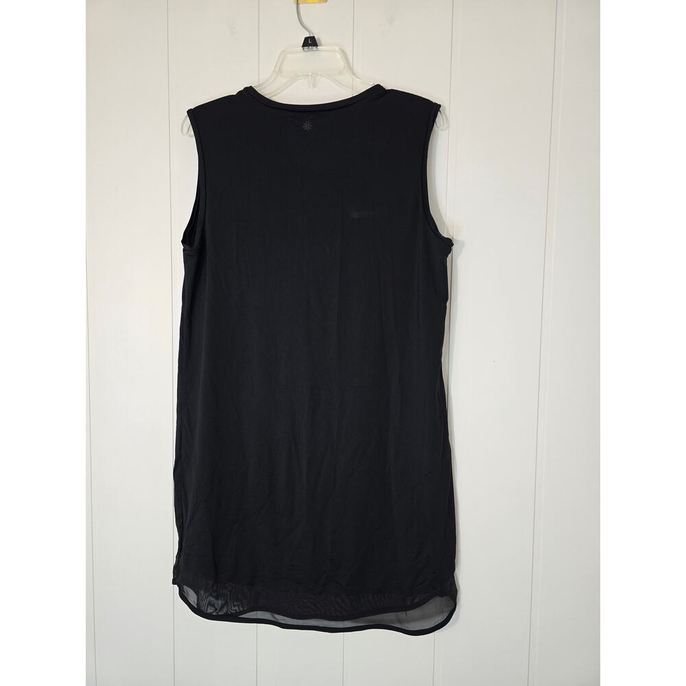Athleta Sunlover UPF Protection Sundress Sleeveless Black Summer Dress Size M - Picture 2 of 11